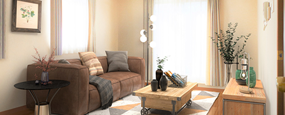 シティタワーグラン天王寺のバーチャルステージング